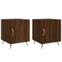 Nachttische, 2 Stück, Eichenbraun, Holzwerkstoff, 40 x 40 x 50 cm von vidaXL, Nachttische - Ref: Foro24-827515, Preis: 47,84 ...