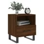 Mesita noche 2 uds madera ingeniería marrón roble 40x35x47,5 cm de vidaXL, Mesitas de noche - Ref: Foro24-827499, Precio: 61,...