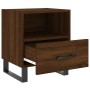 Mesita noche 2 uds madera ingeniería marrón roble 40x35x47,5 cm de vidaXL, Mesitas de noche - Ref: Foro24-827499, Precio: 61,...
