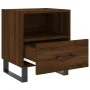Mesita noche 2 uds madera ingeniería marrón roble 40x35x47,5 cm de vidaXL, Mesitas de noche - Ref: Foro24-827499, Precio: 61,...