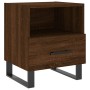 Nachttisch, 2 Stück, Eichenbraun, Holzwerkstoff, 40 x 35 x 47,5 cm von vidaXL, Nachttische - Ref: Foro24-827499, Preis: 61,52...