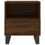 Mesita noche 2 uds madera ingeniería marrón roble 40x35x47,5 cm de vidaXL, Mesitas de noche - Ref: Foro24-827499, Precio: 61,...