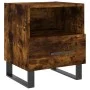 Smoked oak engineered wood bedside table 40x35x47.5 cm by vidaXL, Nightstands - Ref: Foro24-827494, Price: 47,69 €, Discount: %