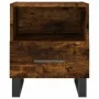 Mesita de noche madera ingeniería roble ahumado 40x35x47,5 cm de vidaXL, Mesitas de noche - Ref: Foro24-827494, Precio: 47,69...