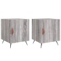 Nachttische 2 Einheiten Sonomagraues Holzwerkstoff 40x40x50 cm von vidaXL, Nachttische - Ref: Foro24-827513, Preis: 50,06 €, ...
