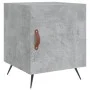Mesita de noche madera de ingeniería gris hormigón 40x40x50 cm de vidaXL, Mesitas de noche - Ref: Foro24-827508, Precio: 28,7...
