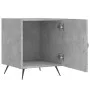 Mesita de noche madera de ingeniería gris hormigón 40x40x50 cm de vidaXL, Mesitas de noche - Ref: Foro24-827508, Precio: 28,7...