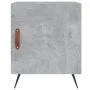 Mesita de noche madera de ingeniería gris hormigón 40x40x50 cm de vidaXL, Mesitas de noche - Ref: Foro24-827508, Precio: 28,7...