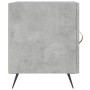Concrete gray engineered wood bedside table 40x40x50 cm by vidaXL, Nightstands - Ref: Foro24-827508, Price: 32,21 €, Discount: %