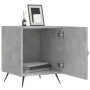 Mesita de noche madera de ingeniería gris hormigón 40x40x50 cm de vidaXL, Mesitas de noche - Ref: Foro24-827508, Precio: 28,7...