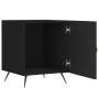 Mesita de noche madera de ingeniería negro 40x40x50 cm de vidaXL, Mesitas de noche - Ref: Foro24-827502, Precio: 43,92 €, Des...