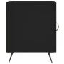 Mesita de noche madera de ingeniería negro 40x40x50 cm de vidaXL, Mesitas de noche - Ref: Foro24-827502, Precio: 41,96 €, Des...