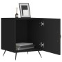 Mesita de noche madera de ingeniería negro 40x40x50 cm de vidaXL, Mesitas de noche - Ref: Foro24-827502, Precio: 43,92 €, Des...