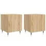 Nachttische 2 Stk. Holzwerkstoff Sonoma Eiche 40x40x50 cm von vidaXL, Nachttische - Ref: Foro24-827523, Preis: 63,31 €, Rabat...