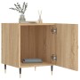 Mesitas noche 2 uds madera ingeniería roble Sonoma 40x40x50 cm de vidaXL, Mesitas de noche - Ref: Foro24-827523, Precio: 64,02 €
