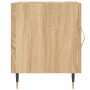 Mesitas noche 2 uds madera ingeniería roble Sonoma 40x40x50 cm de vidaXL, Mesitas de noche - Ref: Foro24-827523, Precio: 64,0...