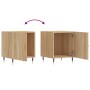 Mesitas noche 2 uds madera ingeniería roble Sonoma 40x40x50 cm de vidaXL, Mesitas de noche - Ref: Foro24-827523, Precio: 64,02 €