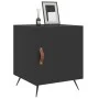 Nachttische 2 Stück Holzwerkstoff schwarz 40x40x50 cm von vidaXL, Nachttische - Ref: Foro24-827503, Preis: 49,71 €, Rabatt: %