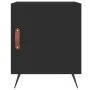 Nachttische 2 Stück Holzwerkstoff schwarz 40x40x50 cm von vidaXL, Nachttische - Ref: Foro24-827503, Preis: 49,71 €, Rabatt: %