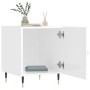 Nachttische 2 Stk. Ingenieurholz weiß glänzend 40x40x50 cm von vidaXL, Nachttische - Ref: Foro24-827521, Preis: 70,22 €, Raba...