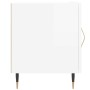 Nachttische 2 Stk. Ingenieurholz weiß glänzend 40x40x50 cm von vidaXL, Nachttische - Ref: Foro24-827521, Preis: 70,22 €, Raba...