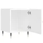 Mesitas noche 2 uds madera ingeniería blanco brillo 40x40x50 cm de vidaXL, Mesitas de noche - Ref: Foro24-827521, Precio: 69,...