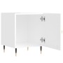Nachttische 2 Stk. Ingenieurholz weiß glänzend 40x40x50 cm von vidaXL, Nachttische - Ref: Foro24-827521, Preis: 70,22 €, Raba...