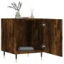 Nachttische, 2 Stück, Holzwerkstoff, geräucherte Eiche, 40 x 40 x 50 cm von vidaXL, Nachttische - Ref: Foro24-827527, Preis: ...