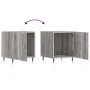 Bedside table made of gray Sonoma engineered wood, 40x40x50 cm. by vidaXL, Nightstands - Ref: Foro24-827528, Price: 37,89 €, ...