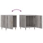 Sonoma Nachttisch aus grauem Holzwerkstoff 40x40x50 cm von vidaXL, Nachttische - Ref: Foro24-827528, Preis: 38,37 €, Rabatt: %