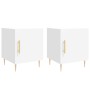 Nachttische 2 Stk. Holzwerkstoff weiß 40x40x50 cm von vidaXL, Nachttische - Ref: Foro24-827533, Preis: 66,77 €, Rabatt: %