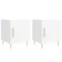 Nightstands 2 pcs engineered wood white 40x40x50 cm by vidaXL, Nightstands - Ref: Foro24-827533, Price: 65,95 €, Discount: %