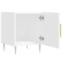 Nightstands 2 pcs engineered wood white 40x40x50 cm by vidaXL, Nightstands - Ref: Foro24-827533, Price: 65,95 €, Discount: %