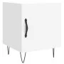 Bedside tables 2 units engineered wood white 40x40x50 cm by vidaXL, Nightstands - Ref: Foro24-827549, Price: 46,94 €, Discoun...
