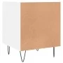 Bedside tables 2 units engineered wood white 40x40x50 cm by vidaXL, Nightstands - Ref: Foro24-827549, Price: 46,94 €, Discoun...
