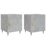 Nachttische 2 Stück betongraues Holzwerkstoff 40x40x50 cm von vidaXL, Nachttische - Ref: Foro24-827525, Preis: 47,26 €, Rabat...