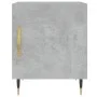 Nightstands 2 pcs concrete gray engineered wood 40x40x50 cm by vidaXL, Nightstands - Ref: Foro24-827525, Price: 46,86 €, Disc...