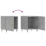 Nachttische 2 Stück betongraues Holzwerkstoff 40x40x50 cm von vidaXL, Nachttische - Ref: Foro24-827525, Preis: 47,26 €, Rabat...