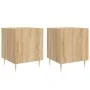 Nachttische, 2 Stück, Holzwerkstoff, Sonoma-Eiche, 40 x 40 x 50 cm von vidaXL, Nachttische - Ref: Foro24-827539, Preis: 63,83...