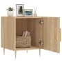 Mesitas noche 2 uds madera ingeniería roble Sonoma 40x40x50 cm de vidaXL, Mesitas de noche - Ref: Foro24-827539, Precio: 63,8...