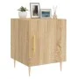 Mesitas noche 2 uds madera ingeniería roble Sonoma 40x40x50 cm de vidaXL, Mesitas de noche - Ref: Foro24-827539, Precio: 63,8...