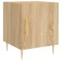 Mesitas noche 2 uds madera ingeniería roble Sonoma 40x40x50 cm de vidaXL, Mesitas de noche - Ref: Foro24-827539, Precio: 63,8...