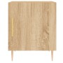 Mesitas noche 2 uds madera ingeniería roble Sonoma 40x40x50 cm de vidaXL, Mesitas de noche - Ref: Foro24-827539, Precio: 64,55 €