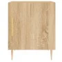 Mesitas noche 2 uds madera ingeniería roble Sonoma 40x40x50 cm de vidaXL, Mesitas de noche - Ref: Foro24-827539, Precio: 63,8...