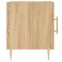 Mesitas noche 2 uds madera ingeniería roble Sonoma 40x40x50 cm de vidaXL, Mesitas de noche - Ref: Foro24-827539, Precio: 63,8...