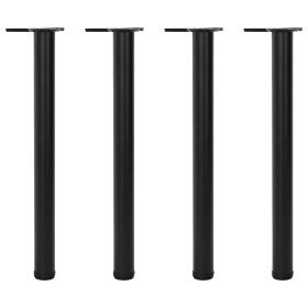 Patas de mesa ajustables en 4 alturas negro 710 mm