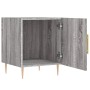 Sonoma grauer Nachttisch aus Holzwerkstoff, 40 x 40 x 50 cm von vidaXL, Nachttische - Ref: Foro24-827544, Preis: 41,48 €, Rab...