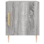 Sonoma grauer Nachttisch aus Holzwerkstoff, 40 x 40 x 50 cm von vidaXL, Nachttische - Ref: Foro24-827544, Preis: 41,48 €, Rab...