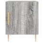 Sonoma grauer Nachttisch aus Holzwerkstoff, 40 x 40 x 50 cm von vidaXL, Nachttische - Ref: Foro24-827544, Preis: 40,92 €, Rab...