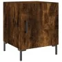 Smoked oak engineered wood bedside table 40x40x50 cm by vidaXL, Nightstands - Ref: Foro24-827574, Price: 30,12 €, Discount: %